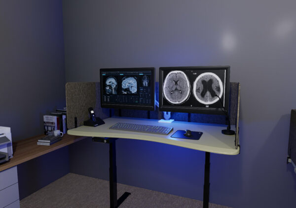 Adjustable Height Radiology Desk