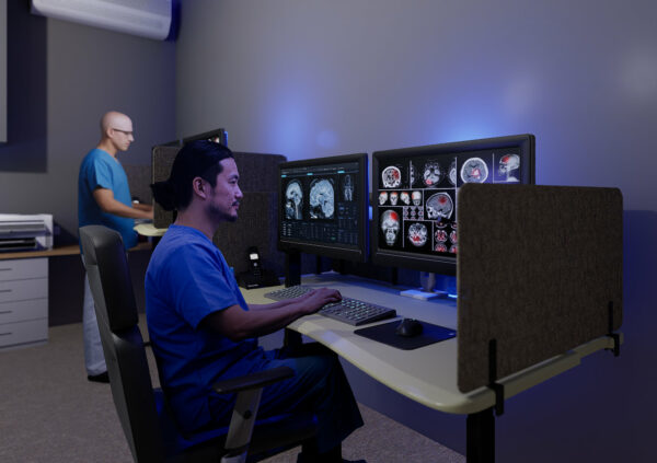 Adjustable Height Radiology Desk