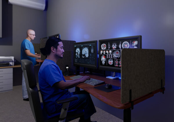 Adjustable Height Radiology Desk