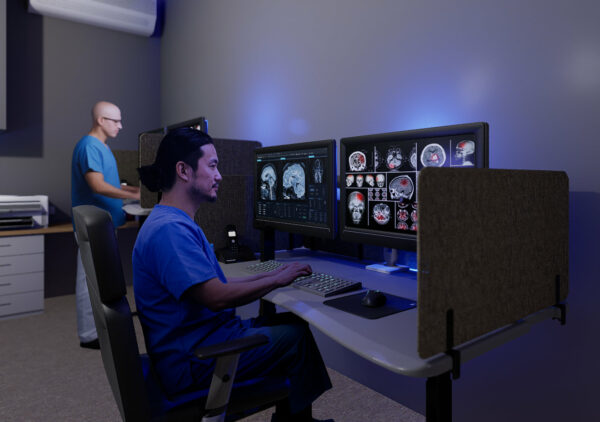 Adjustable Height Radiology Desk