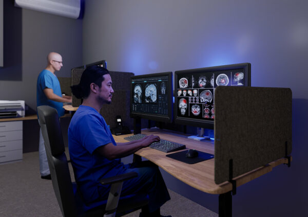 Adjustable Height Radiology Desk