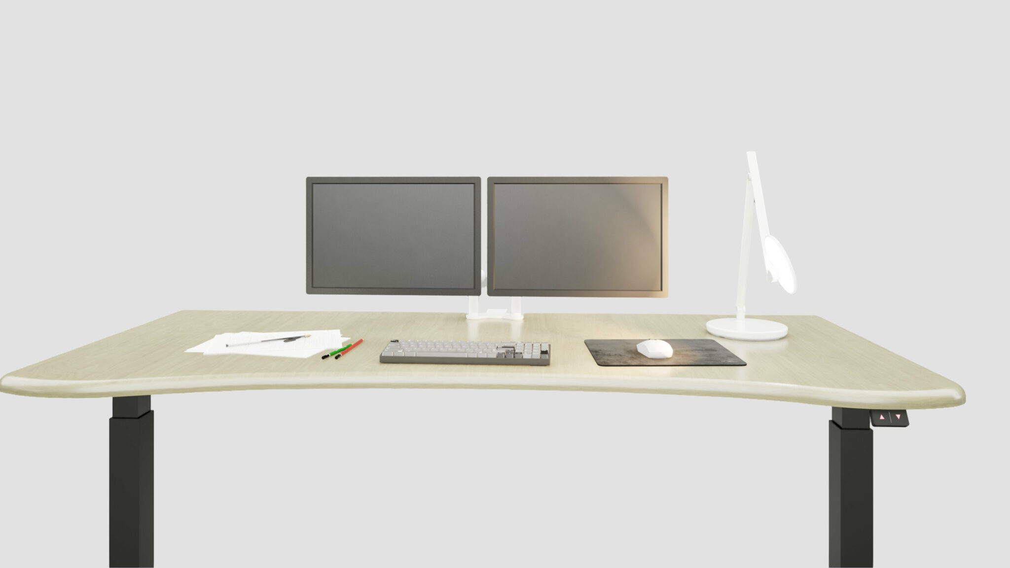 Reading Room Computer Radiology Reading Room Desk: Optimize Workflow & Comfort - MSX Mobility