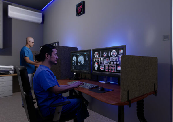 Radiology Reading Room Desk