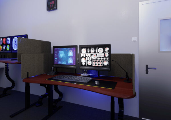 Radiology Reading Room Desk
