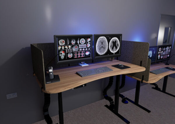 Radiology Reading Room Desk
