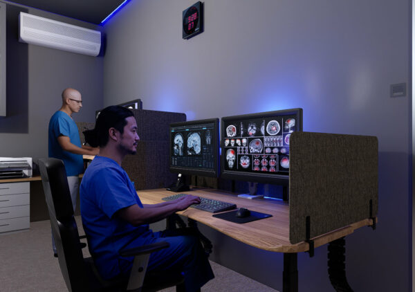 Radiology Reading Room Desk