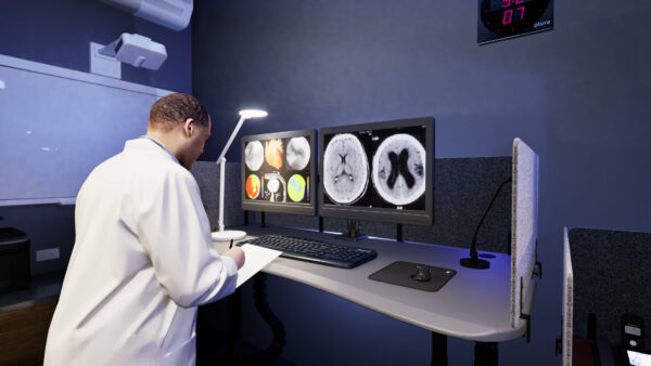 Radiology Reading Room Desk