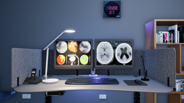 Radiology Reading Room Desk