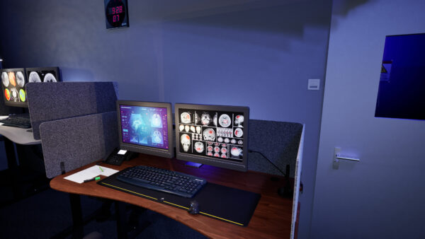 Radiology Reading Room Desk