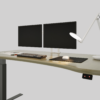 Adjustable Height Radiology Desk