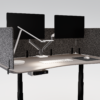 Adjustable Height Radiology Desk Gray