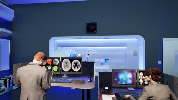 Radiology Reading Room Desk