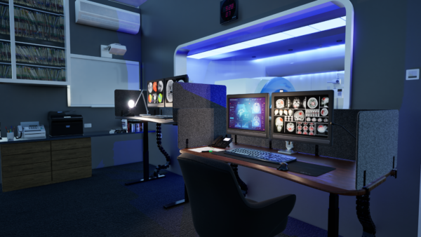 Radiology Reading Room Desk