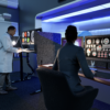 Adjustable Height Radiology Desk