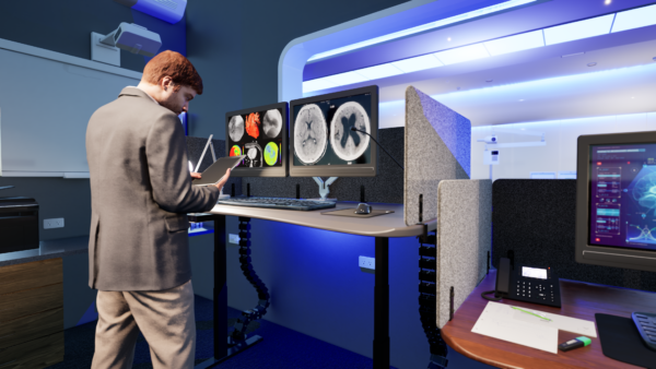 Ergonomic Radiology Desk