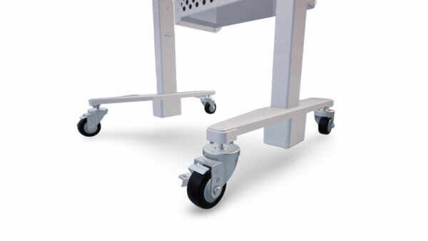 Dual-Monitor Cleanroom Computer Cart
